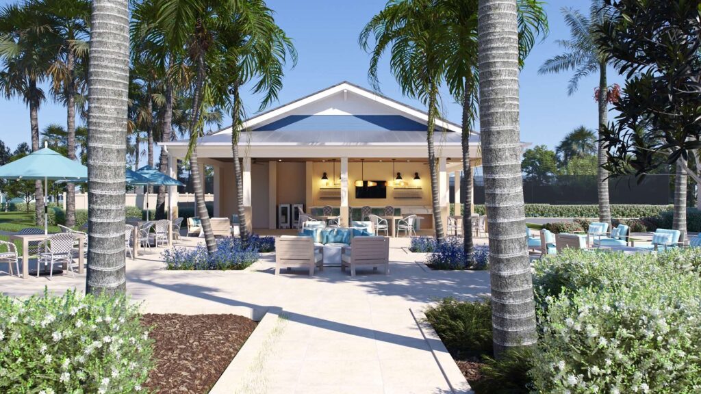 Residents enjoying amenities at Four Seasons Wylder community