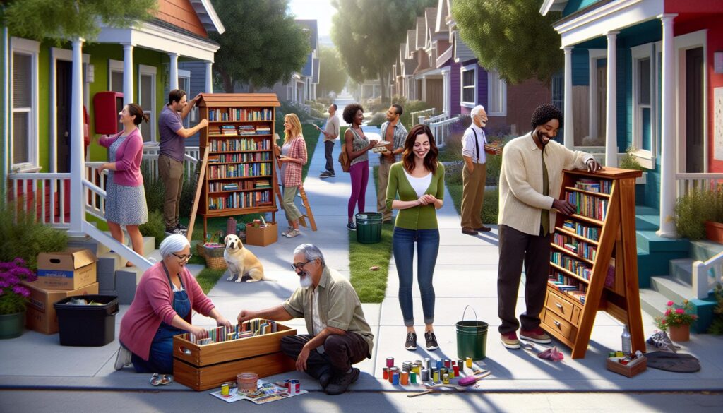 Community improvements under Love Your Block initiative.