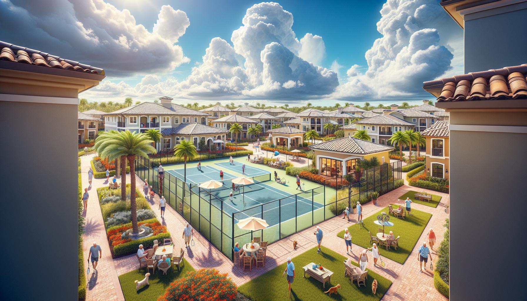 Gated 55+ community in Port St. Lucie with active amenities