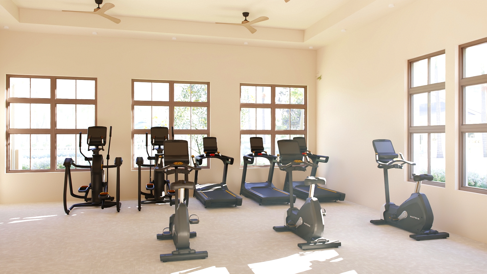 State-of-the-art fitness center with modern equipment