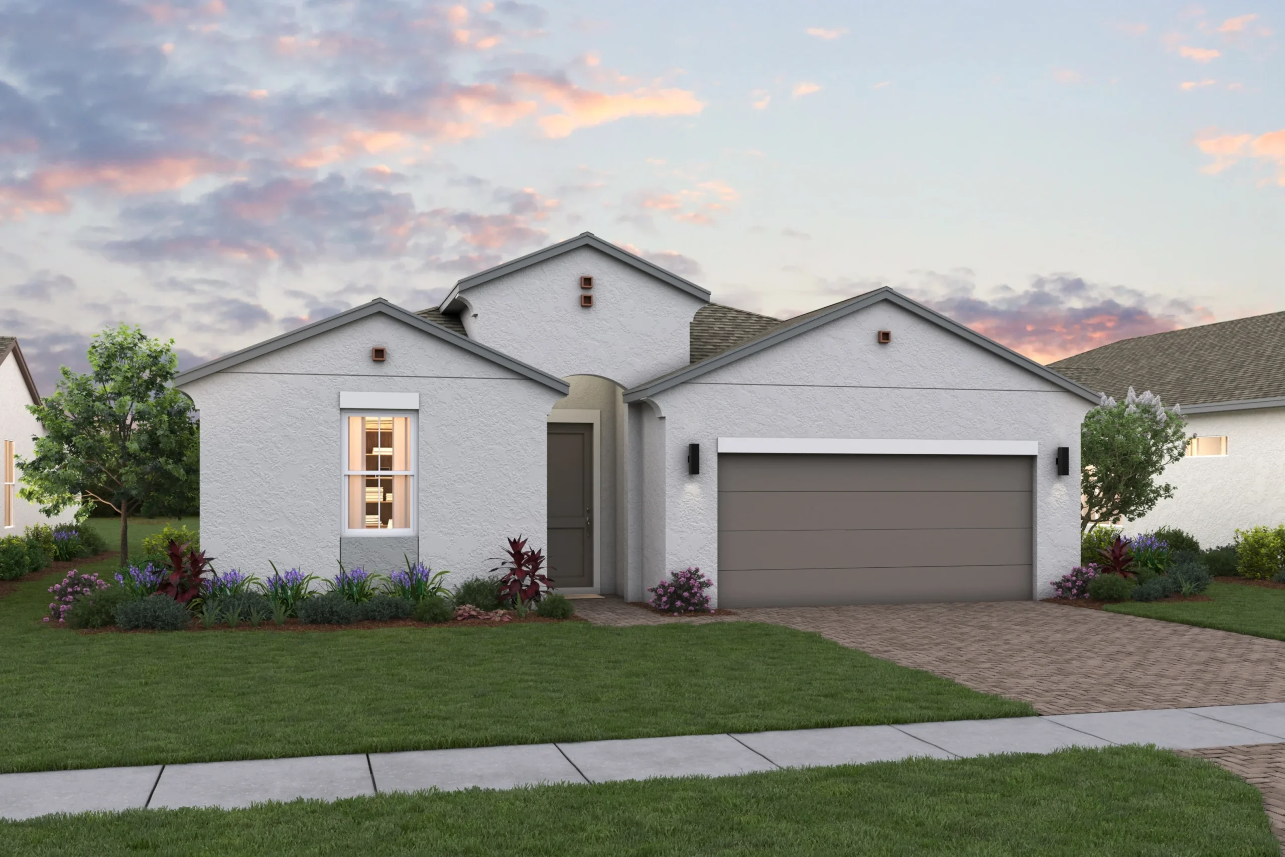 Astaire Model Rear Elevation - Four Seasons at Wylder by K. Hovnanian