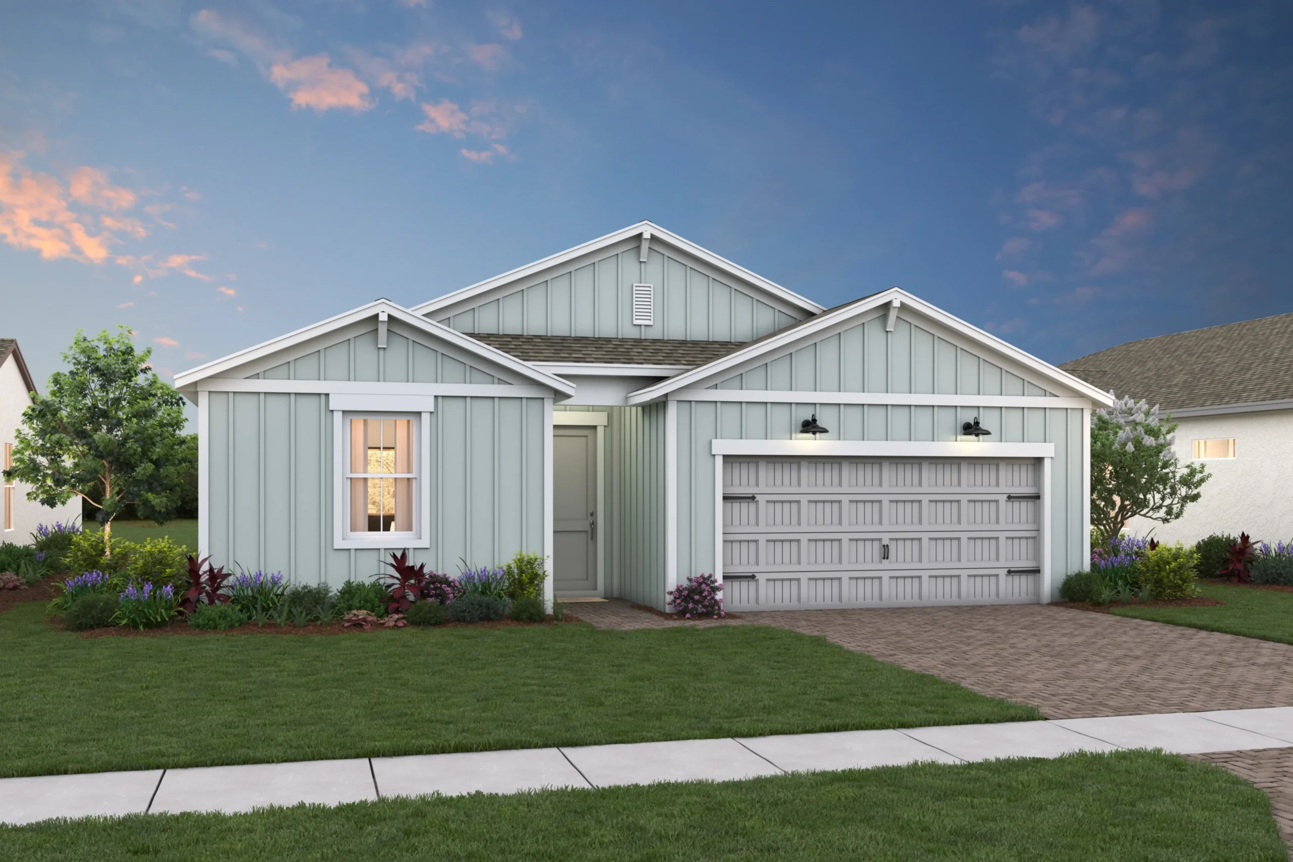 Astaire Model Front Elevation - Four Seasons at Wylder by K. Hovnanian