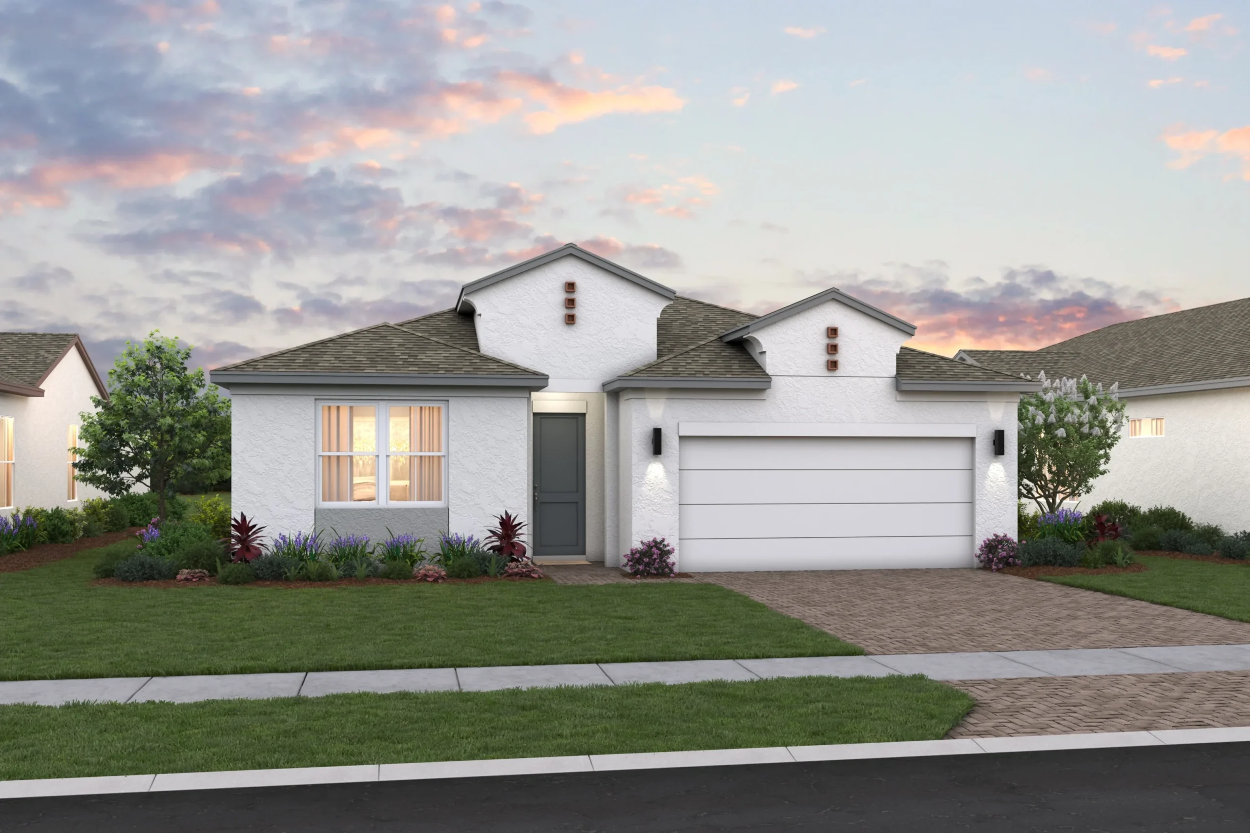 Kelly Model Rear Elevation - Four Seasons at Wylder by K. Hovnanian