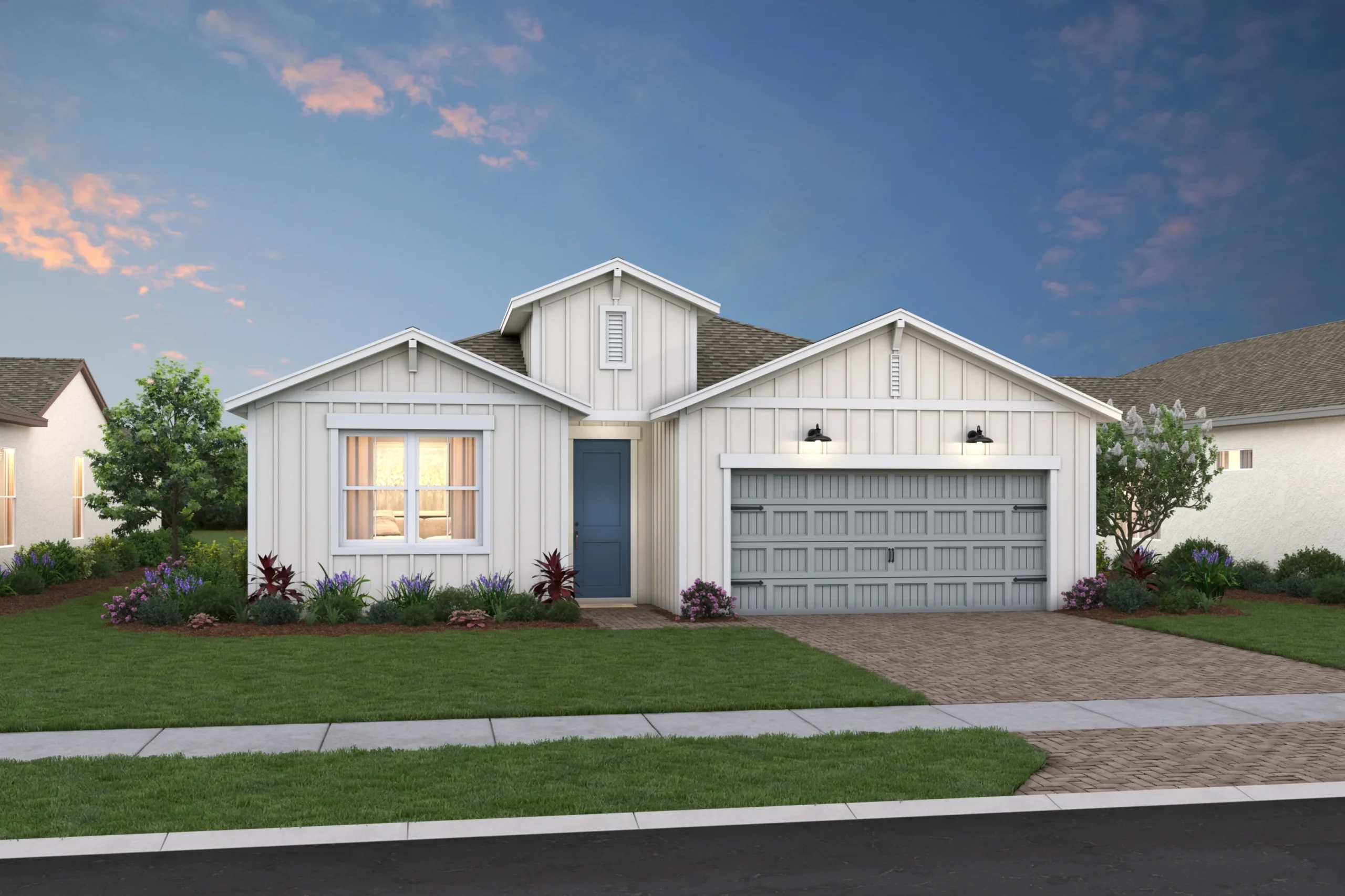 Kelly Model Front Elevation - Four Seasons at Wylder by K. Hovnanian