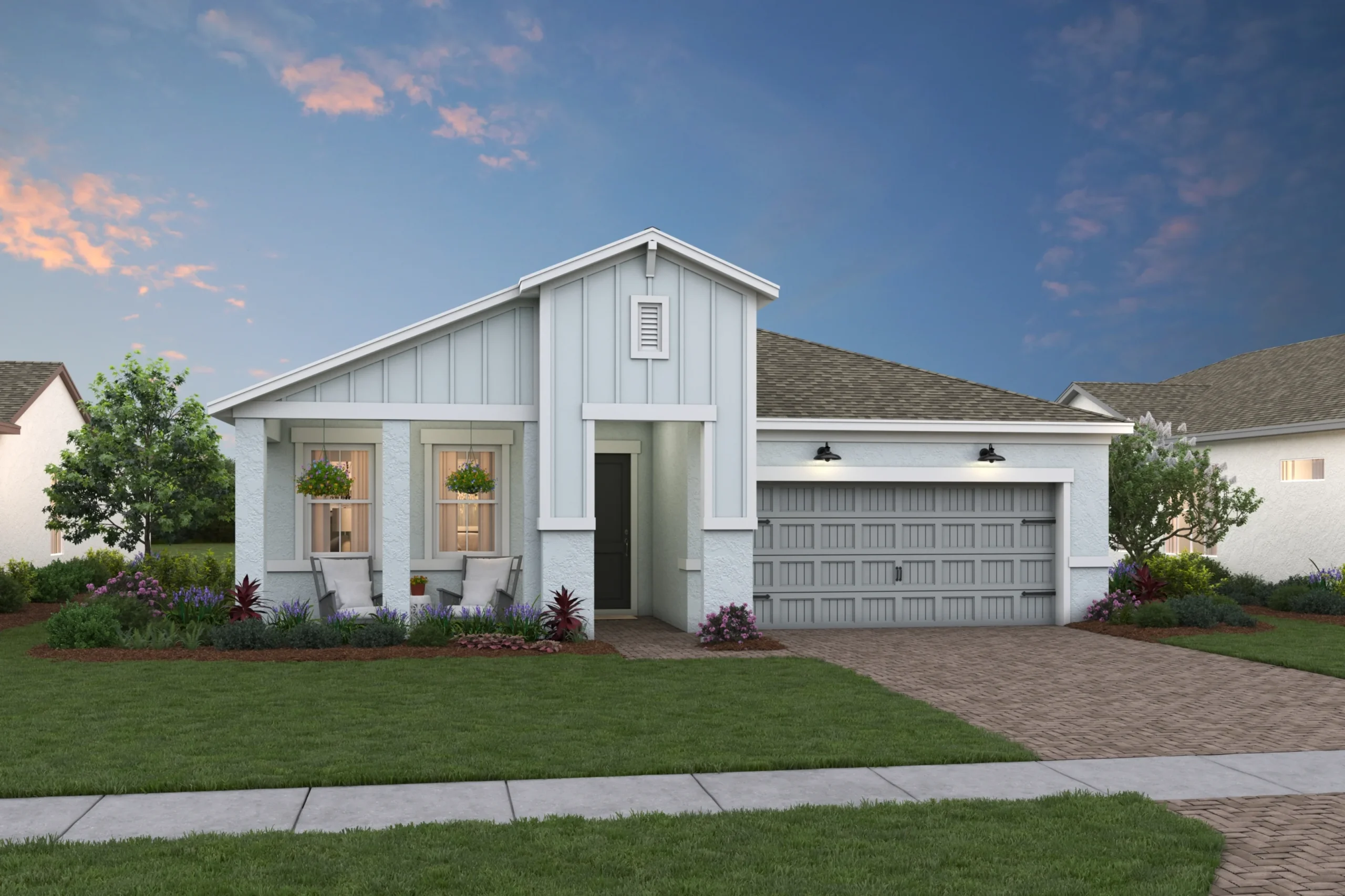 Stanwyck Model Front Elevation - Four Seasons at Wylder by K. Hovnanian