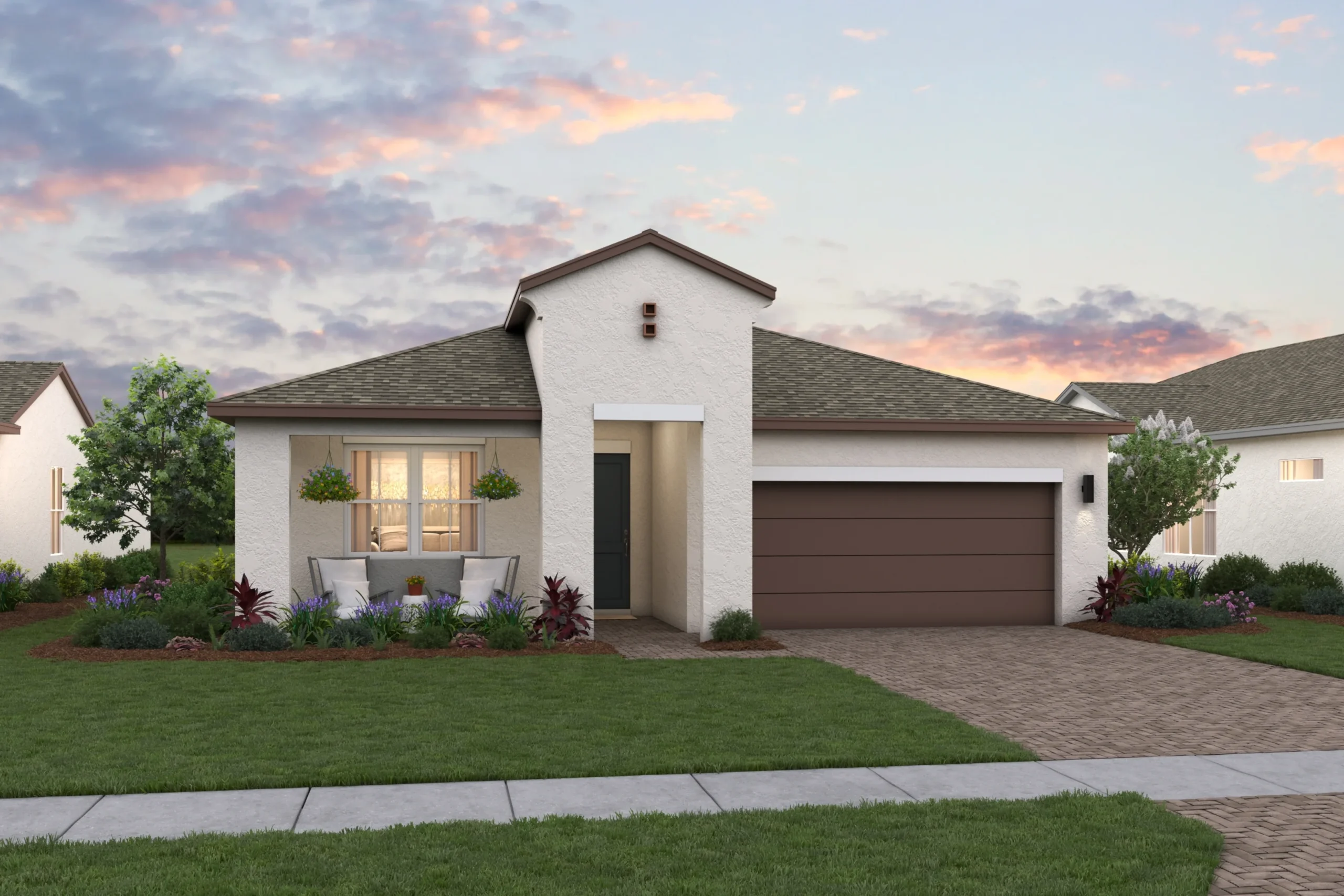 Stanwyck Model Side Elevation - Four Seasons at Wylder by K. Hovnanian