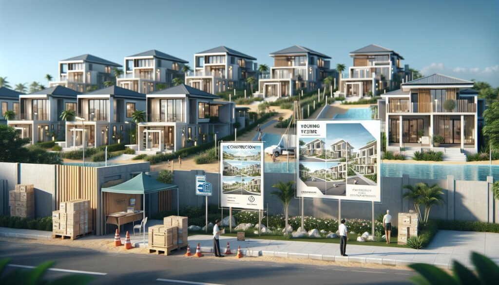 Aerial view of Four Seasons at Wylder 55+ community in Port St. Lucie.